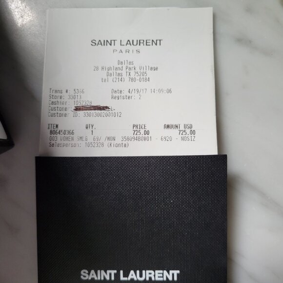 YSL Zip Wallet blush - Picture 8 of 8